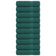 Vidaxl handdoeken 10 st 50x100 cm 360 g m² 100% katoen groen