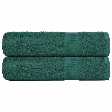 Vidaxl douchehanddoeken frogn 2 st 70x140 cm 360 g m² groen