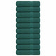 Vidaxl douchehanddoeken 10 st 70x140 cm 360 g m² 100% katoen groen