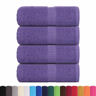 Vidaxl gastendoekjes frogn 4 st 30x50 cm 360 g m² paars