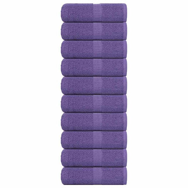 Vidaxl gastendoekjes frogn 10 st 30x50 cm 360 g m² paars
