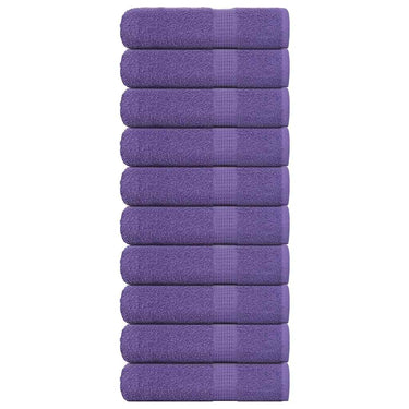 Vidaxl handdoeken frogn 10 st 50x100 cm 360 g m² paars