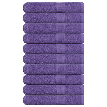 Vidaxl saunahanddoeken frogn 10 st 80x200 cm 360 g m² paars