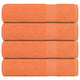 Vidaxl handdoeken 4 st 50x100 cm 360 g m² 100% katoen oranje