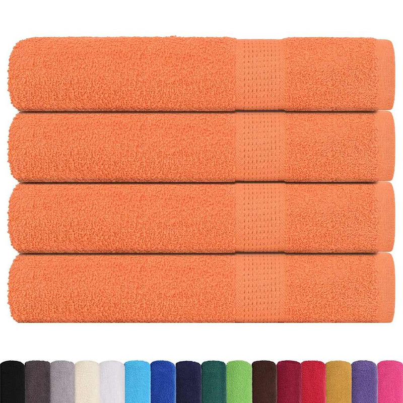 Load image into Gallery viewer, Vidaxl handdoeken frogn 4 st 100x200 cm 360 g m² oranje
