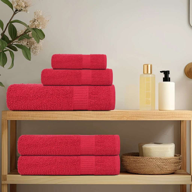 Load image into Gallery viewer, Vidaxl washandjes frogn 10 st 30x30 cm 360 g m² rood

