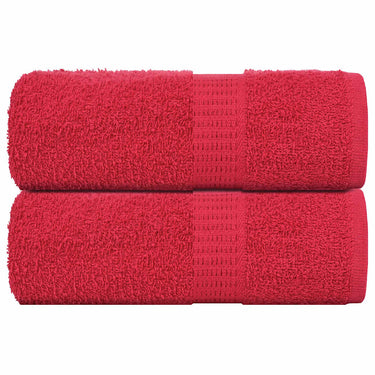 Vidaxl gastendoekjes frogn 2 st 30x50 cm 360 g m² rood