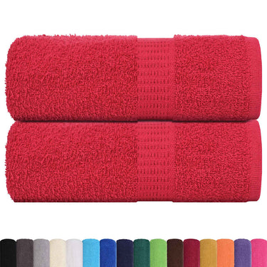 Vidaxl gastendoekjes frogn 2 st 30x50 cm 360 g m² rood