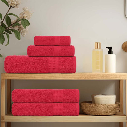 Vidaxl gastendoekjes frogn 2 st 30x50 cm 360 g m² rood