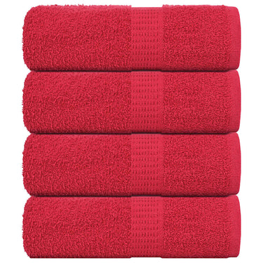 Vidaxl gastendoekjes frogn 4 st 30x50 cm 360 g m² rood