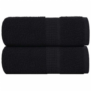 Vidaxl gastendoekjes frogn 2 st 30x50 cm 360 g m² zwart