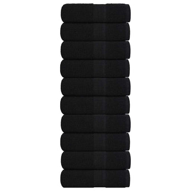 Vidaxl gastendoekjes frogn 10 st 30x50 cm 360 g m² zwart