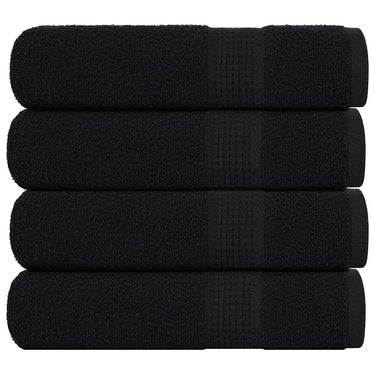 Vidaxl badhanddoeken frogn 4 st 100x150 cm 360 g m² zwart