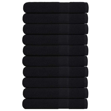 Vidaxl saunahanddoeken frogn 10 st 80x200 cm 360 g m² zwart