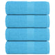 Vidaxl gastendoekjes frogn 4 st 30x50 cm 360 g m² turquoise