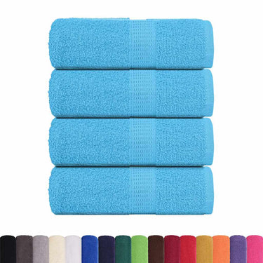 Vidaxl gastendoekjes frogn 4 st 30x50 cm 360 g m² turquoise
