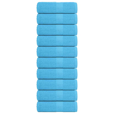 Vidaxl gastendoekjes frogn 10 st 30x50 cm 360 g m² turquoise
