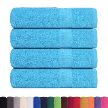 Vidaxl handdoeken frogn 4 st 50x100 cm 360 g m² turquoise