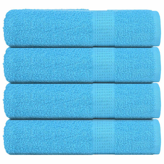 Vidaxl douchehanddoeken frogn 4 st 70x140 cm 360 g m² turquoise