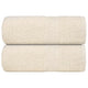 Vidaxl washandjes frogn 2 st 30x30 cm 360 g m² crème