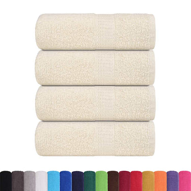 Vidaxl gastendoekjes frogn 4 st 30x50 cm 360 g m² crème
