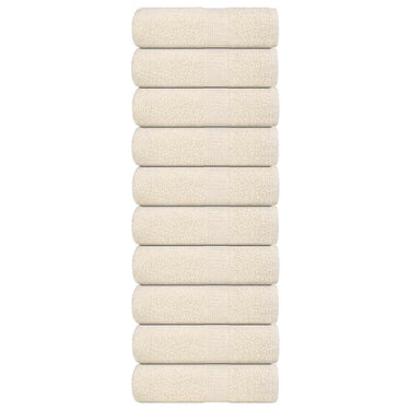 Vidaxl gastendoekjes frogn 10 st 30x50 cm 360 g m² crème