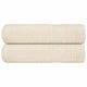 Vidaxl handdoeken frogn 2 st 50x100 cm 360 g m² crème