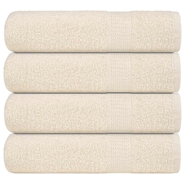 Vidaxl badhanddoeken frogn 4 st 100x150 cm 360 g m² crème