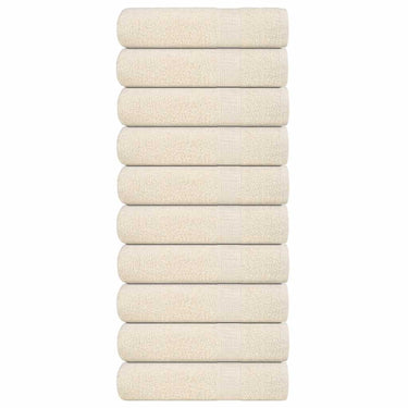Vidaxl badhanddoeken frogn 10 st 100x150 cm 360 g m² crème