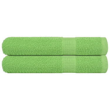 Vidaxl saunahanddoeken frogn 2 st 80x200 cm 360 g m² appelgroen