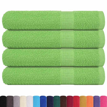Vidaxl saunahanddoeken frogn 4 st 80x200 cm 360 g m² appelgroen