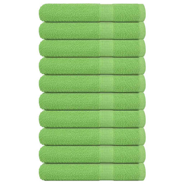 Vidaxl saunahanddoeken frogn 10 st 80x200 cm 360 g m² appelgroen