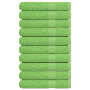 Vidaxl handdoeken frogn 10 st 100x200 cm 360 g m² appelgroen