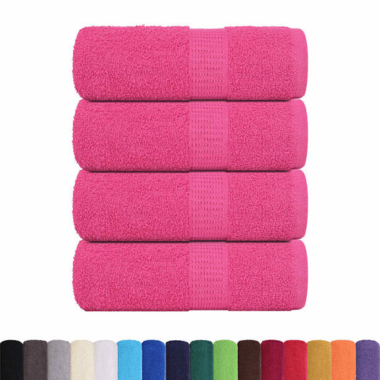 Vidaxl gastendoekjes frogn 4 st 30x50 cm 360 g m² roze