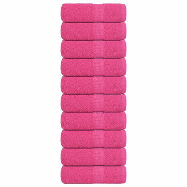 Vidaxl gastendoekjes frogn 10 st 30x50 cm 360 g m² roze