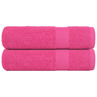 Vidaxl handdoeken frogn 2 st 50x100 cm 360 g m² roze