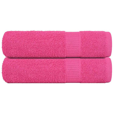 Vidaxl badhanddoeken frogn 2 st 100x150 cm 360 g m² roze