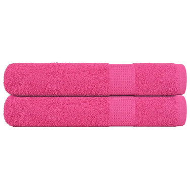 Vidaxl saunahanddoeken frogn 2 st 80x200 cm 360 g m² roze