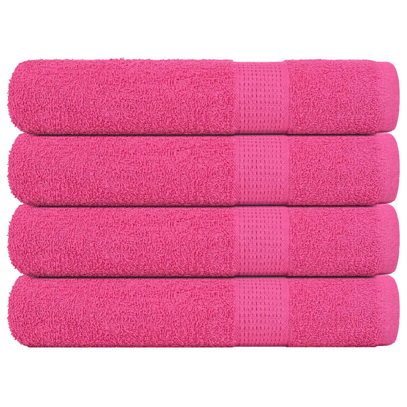 Afbeelding laden in galerijviewer, Vidaxl saunahanddoeken frogn 4 st 80x200 cm 360 g m² roze
