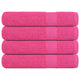 Vidaxl saunahanddoeken frogn 4 st 80x200 cm 360 g m² roze