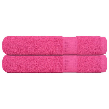 Vidaxl handdoeken frogn 2 st 100x200 cm 360 g m² roze