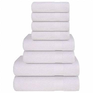 Vidaxl 8-delige handdoekenset frogn 360 g m² wit