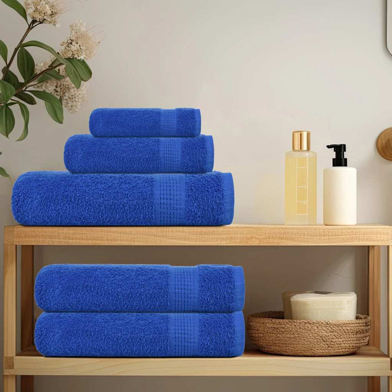 Load image into Gallery viewer, Vidaxl 6-delige handdoekenset frogn 360 g m² blauw
