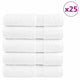 Vidaxl badhanddoeken solund 25 st 600 g m² 100x150 cm wit
