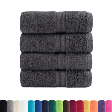Vidaxl gastendoekjes solund 4 st 600 g m² 30x50 cm antracietkleur