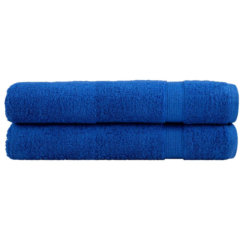 Load image into Gallery viewer, Vidaxl handdoeken solund 2 st 600 g m² 100x200 cm blauw
