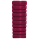 VidaXL Gastendoekjes SOLUND 10 st 600 g m² 30x50 cm bordeauxrood