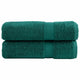 VidaXL Handdoeken SOLUND 2 st 600 g m² 50x100 cm groen