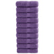 Vidaxl premium washandjes solund 10 stuks paars 30x30 cm 600 g m2