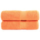 VidaXL Handdoeken SOLUND 2 st 600 g m² 50x100 cm oranje